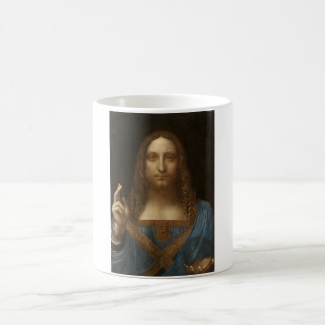 Taza De Café Salvator Mundi (Salvador del Mundo) (da Vinci) (Centro)