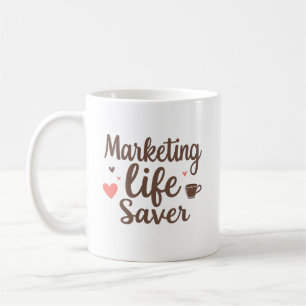 Taza De Café Salvavidas de Marketing Personalizado