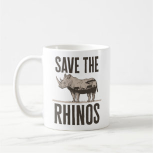 Taza De Café Salvemos la conservación de los activistas de los