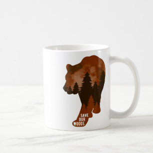 Taza De Café Salvemos nuestro Woods Environmental Protection Be