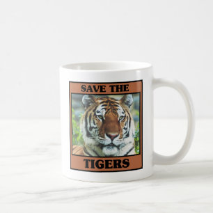 Taza De Café Salven a los tigres