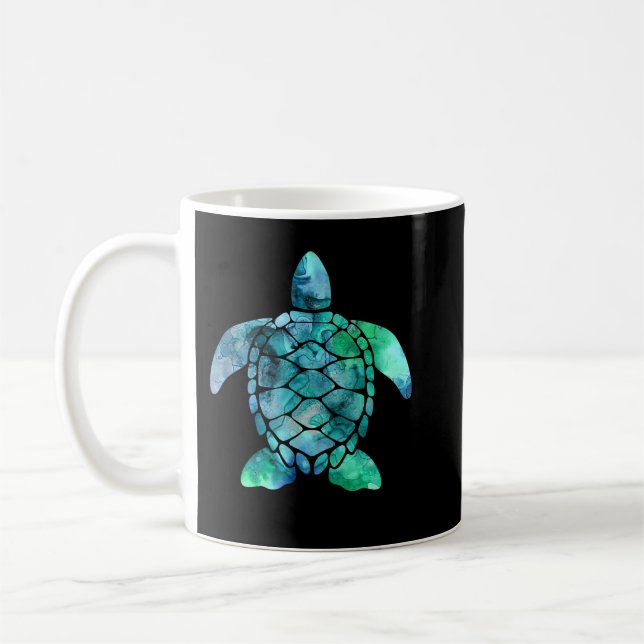 Taza De Café Salven las tortugas marinas regalos Ocean Animals  (Izquierda)