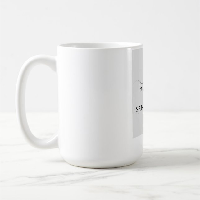 Taza De Café Samira Hadid Monogram Luxury (Izquierda)