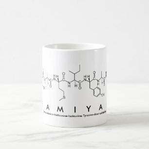 Taza De Café Samiyah peptide nombre mug