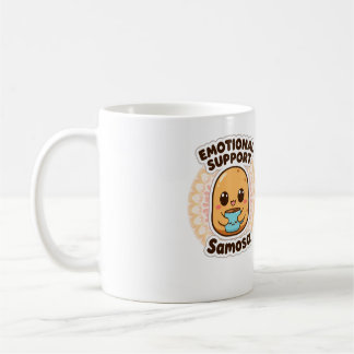 Taza De Café Samosá de Apoyo Emocional Pegatina de Comida India