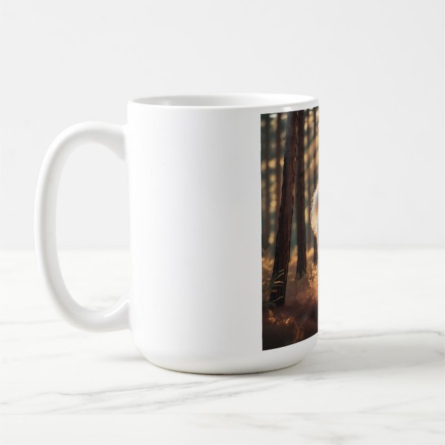 Taza De Café Samoyed Elegant Coffee Mug (Izquierda)