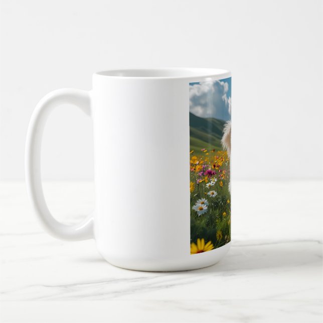 Taza De Café Samoyed Elegant Coffee Mug (Izquierda)