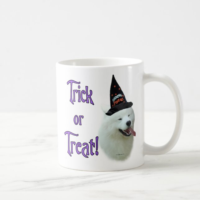 Taza De Café Samoyed Trick (Derecha)