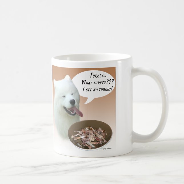 Taza De Café Samoyed Turkey (Derecha)