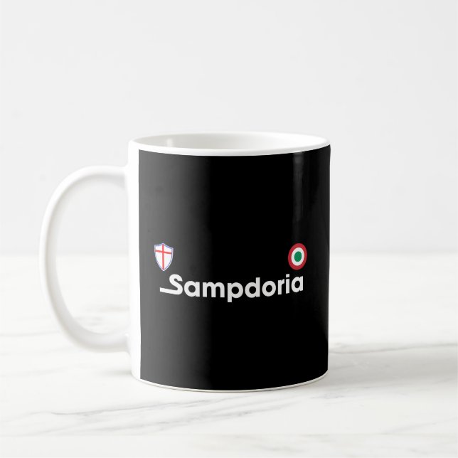 Taza De Café Sampdoria Jersey Fashion Maglietta (Izquierda)