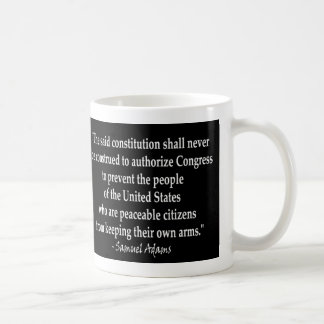 Taza De Café Samuel Adams - cita de los brazos de los