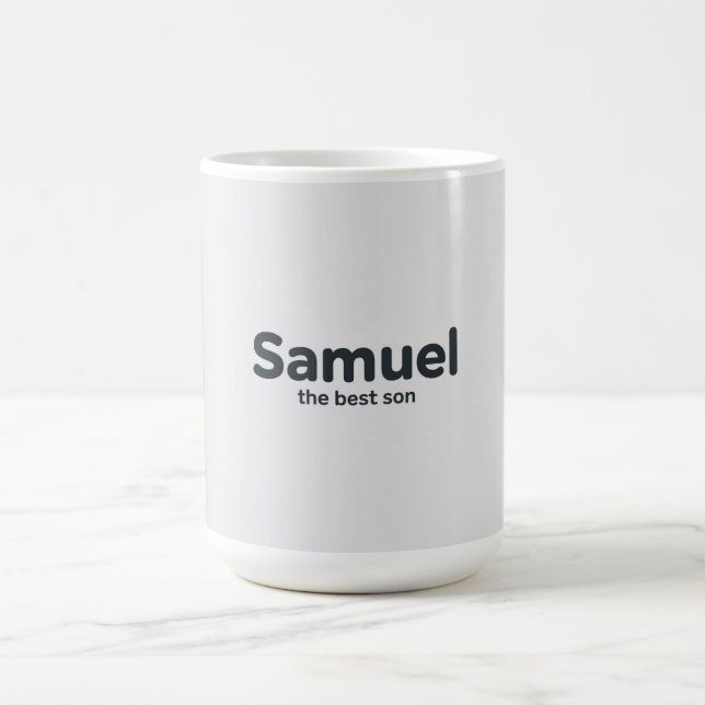 Taza De Café Samuel The Best Son (Centro)