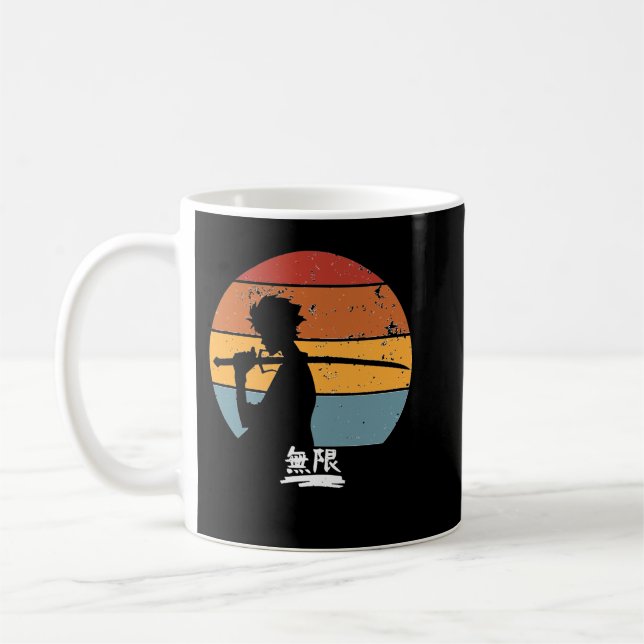 Taza De Café Samurai Champloo Mugen Sunse  Silhoue  e Mugen Sam (Izquierda)