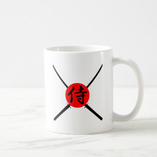 Taza De Café SAMURAI - Espada y kanji