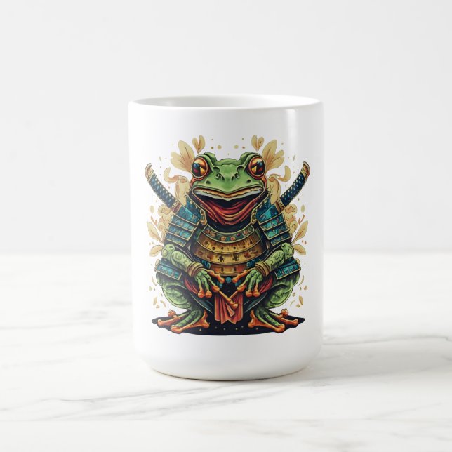 Taza De Café Samurai frog warrior Classic Mug (Centro)