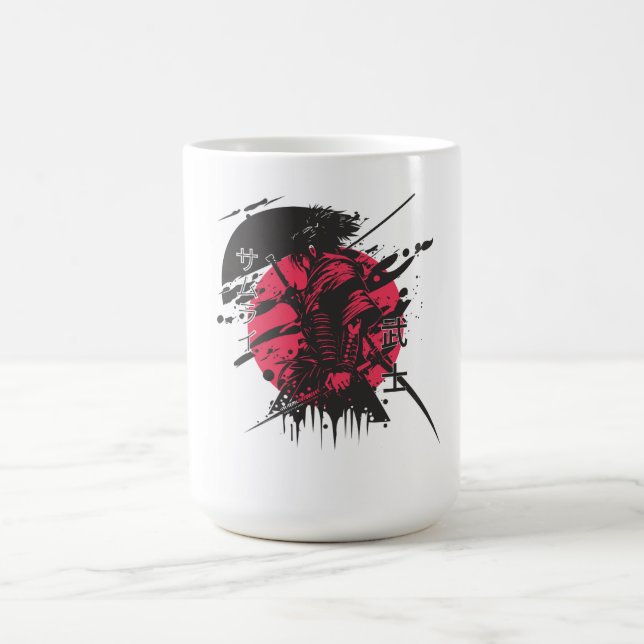 Taza De Café Samurai Ink Art Mug (Centro)