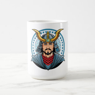 Taza De Café samurái japonés