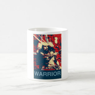 Taza De Café Samurai japonés del guerrero del bushido de los
