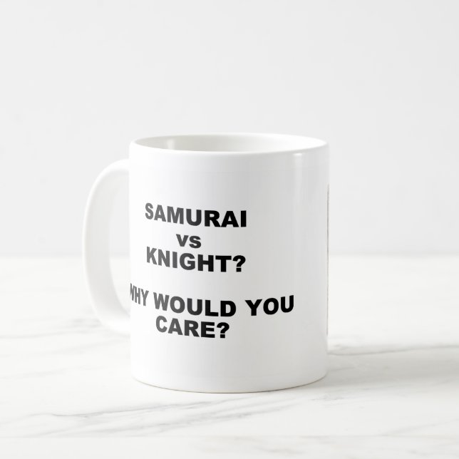 Taza De Café Samurai vs Knight Mug (Anverso izquierdo)