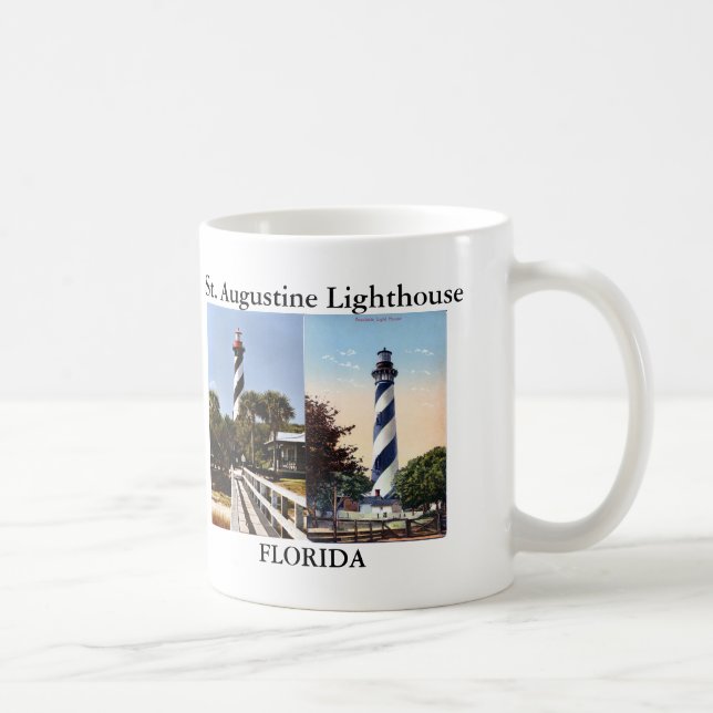 Taza De Café San Agustín, Florida Lighthouse Mug (Derecha)