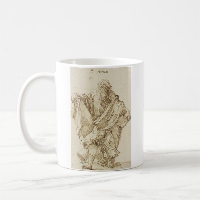 Taza De Café San Andrés el Apóstol Primer Discípulo Llamado (Izquierda)