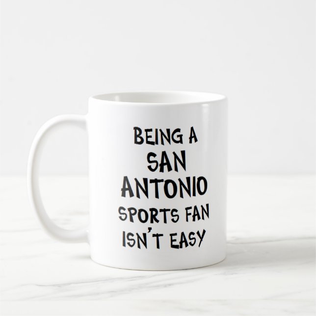Taza De Café san antonio sports fan, being (Izquierda)