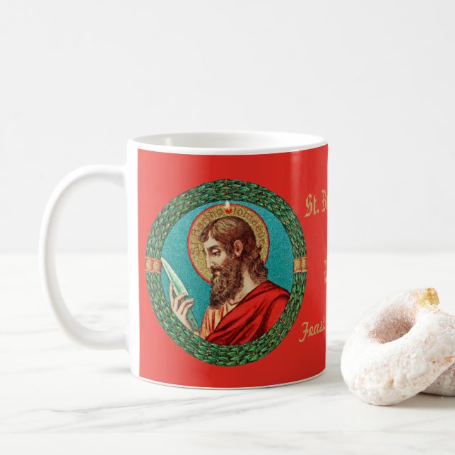 Taza De Café San Bartolomé el Apóstol (JMAS 03) (Con donut)