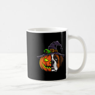 Taza De Café San Bernardo Calabaza Jack O Linterna Halloween Ho