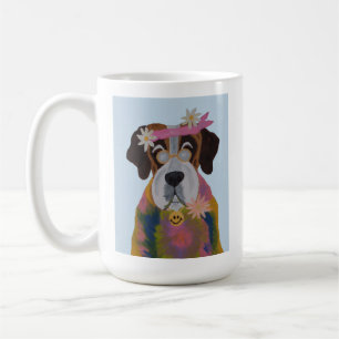 Taza De Café San Bernardo Hippie