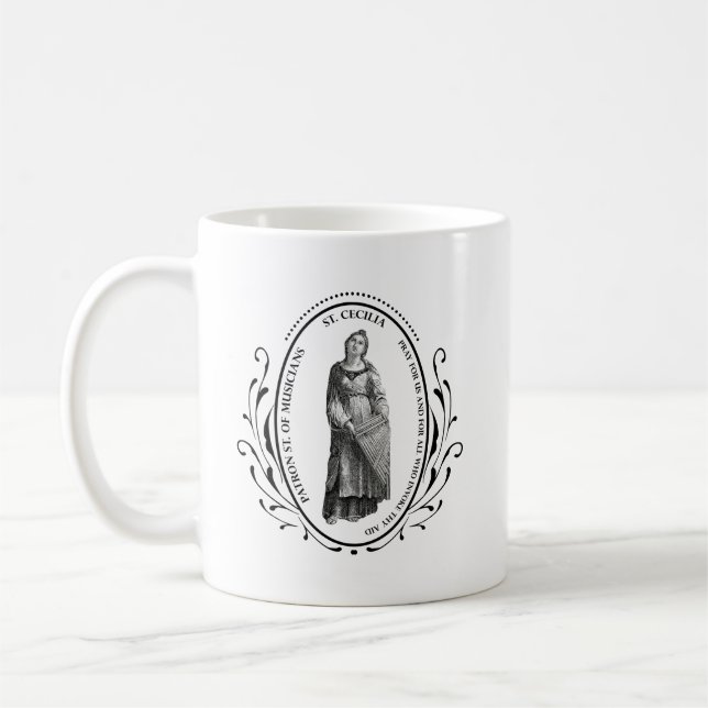 Taza De Café San Cecilia Patrono de los Músicos (Izquierda)