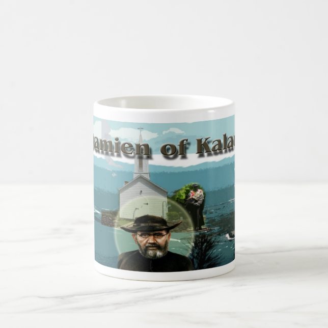 Taza De Café San Damien de Kalaupapa, Molokai, Hawaii (Centro)