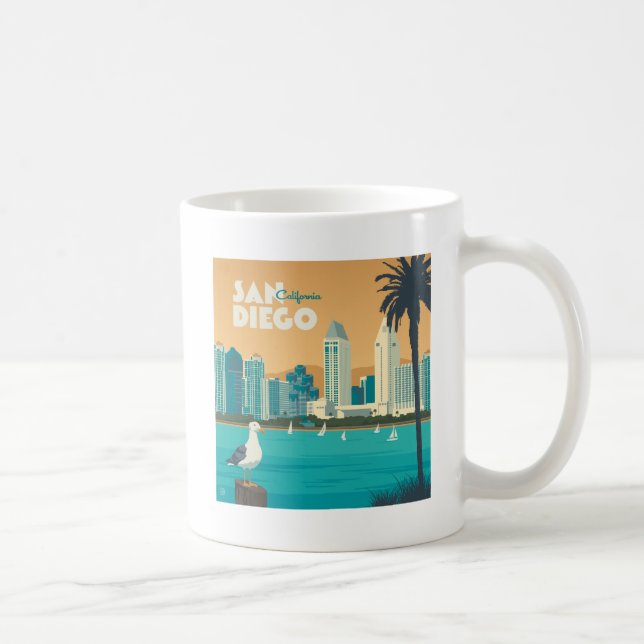 Taza De Café San Diego, California (Derecha)