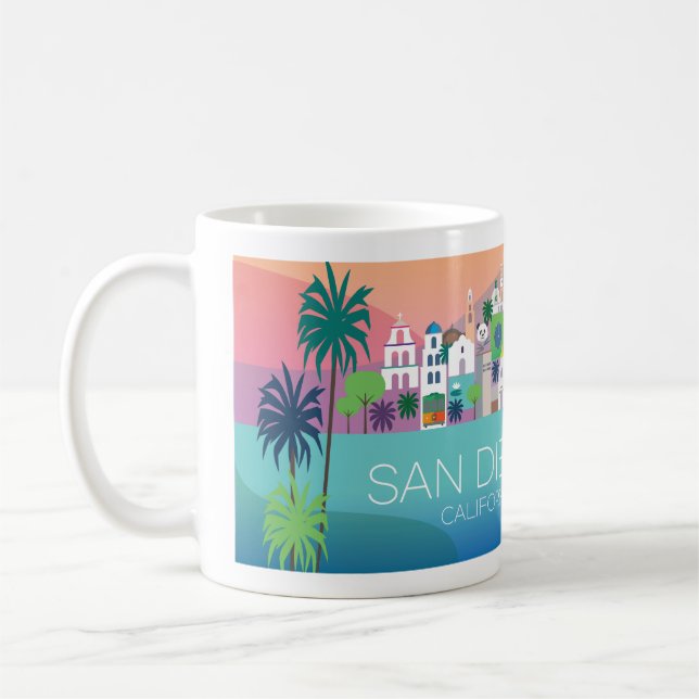 Taza De Café San Diego Mug (Izquierda)