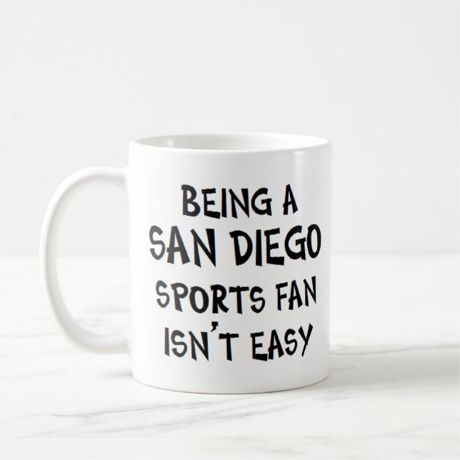 Taza De Café san diego sports fan, being (Izquierda)