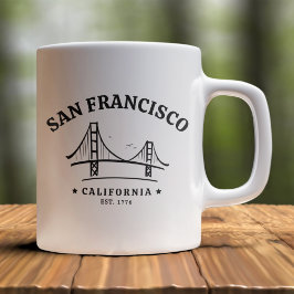 Taza De Café San Francisco California Beatiful Landscape
