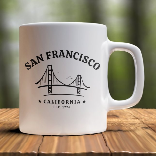 Taza De Café San Francisco California Beatiful Landscape (Subido por el creador)
