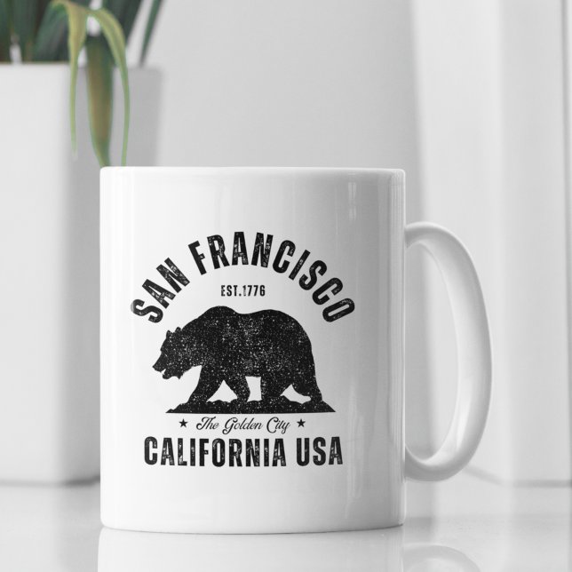 Taza De Café San Francisco Classic Bear Design (Subido por el creador)