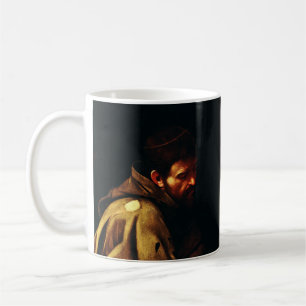 Taza De Café San Francisco de Asís por Caravaggio Arte Barroco