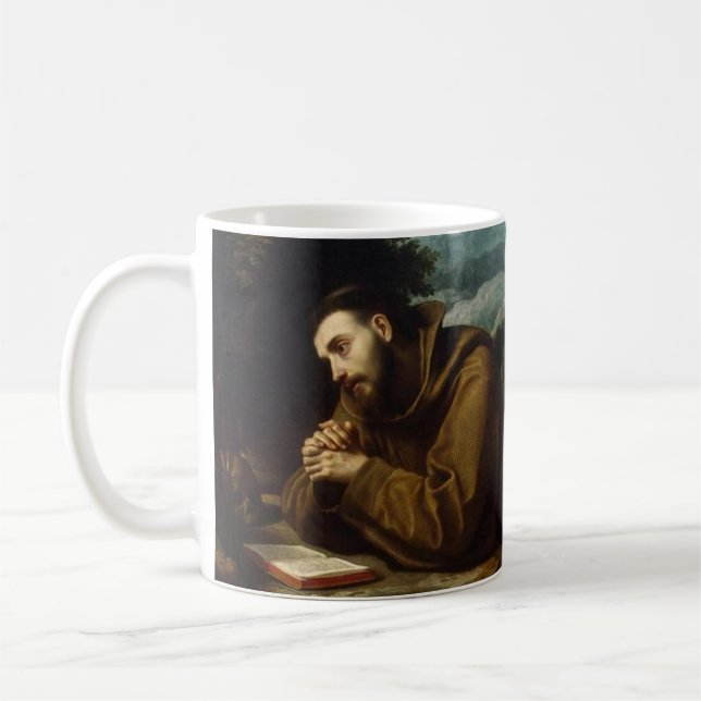 Taza De Café San Francisco de Asís por Cigoli (Izquierda)