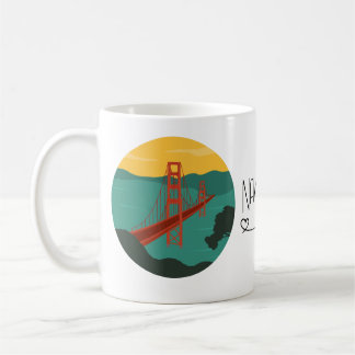 Taza De Café San Francisco - Golden Gate Bridge/ Nombre del per