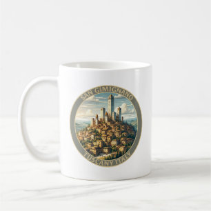 Taza De Café San Gimignano Toscana Italia