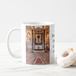 Taza De Café San Gregorio y San Ambrosio. Estatuas barrocas de 