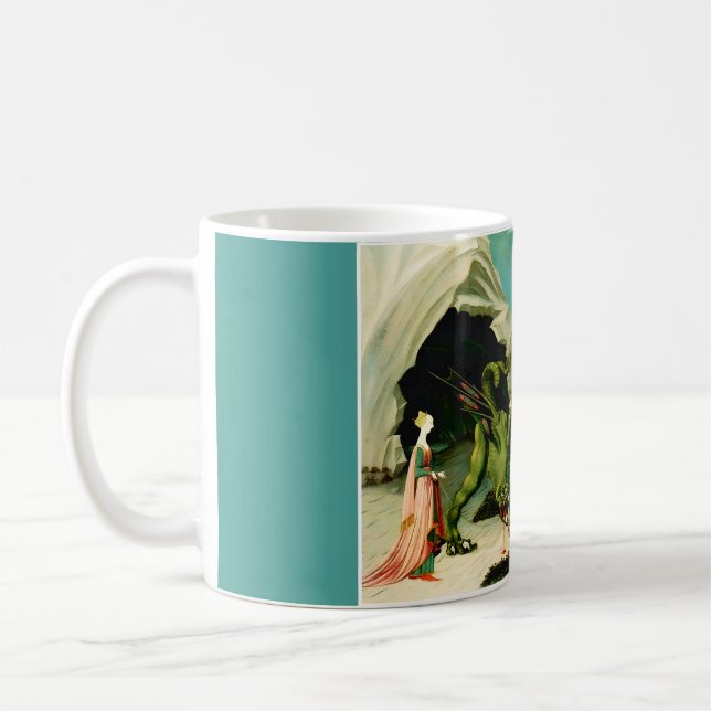 Taza De Café San Jorge medieval y el Drago (Izquierda)