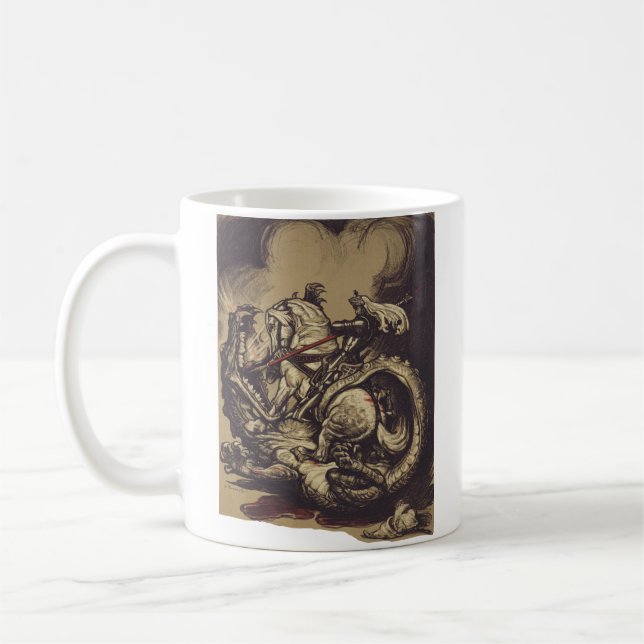 Taza De Café San Jorge y el Dragón Gran Mártir (Izquierda)