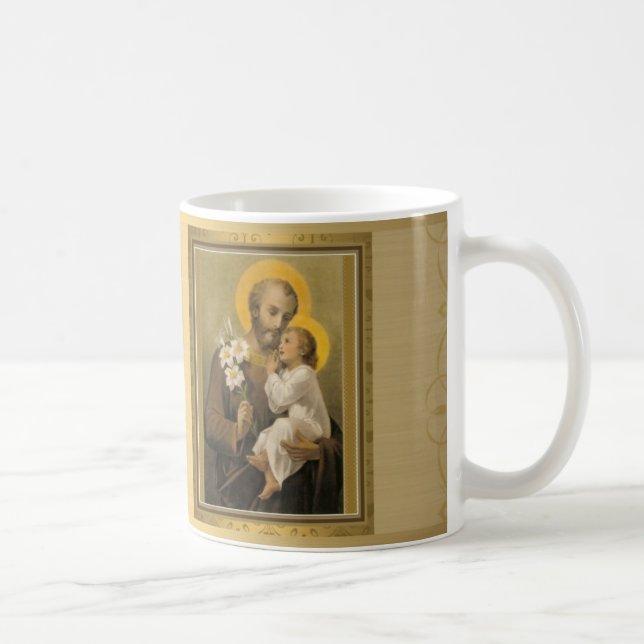 Taza De Café San José con el niño Jesús (Derecha)