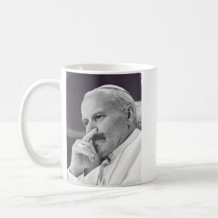 Taza De Café San Juan Pablo II El Gran Comunicador Arte Fino