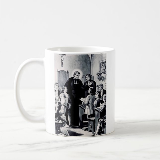 Taza De Café San Luis de Montfort sacerdote francés (Izquierda)