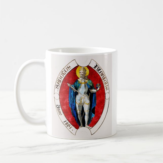 Taza De Café San Luis IX de Francia Patrono de Reyes (Izquierda)