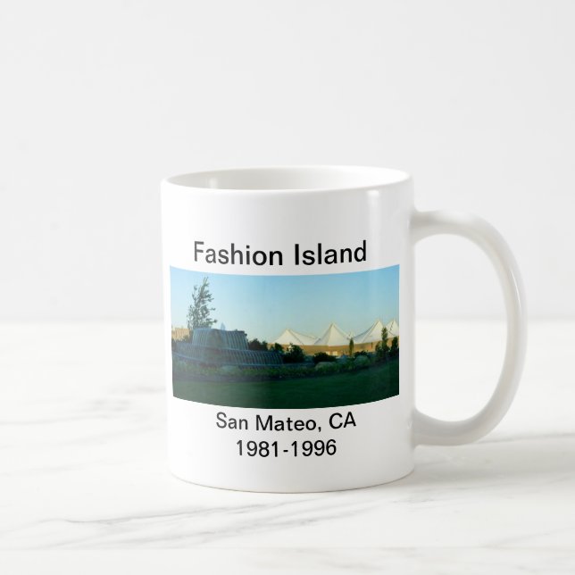 Taza De Café San Mateo Fashion Island Coffee Mug (Derecha)