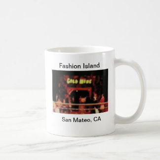 Taza De Café San Mateo Fashion Island Gold Mine Arcade Mug